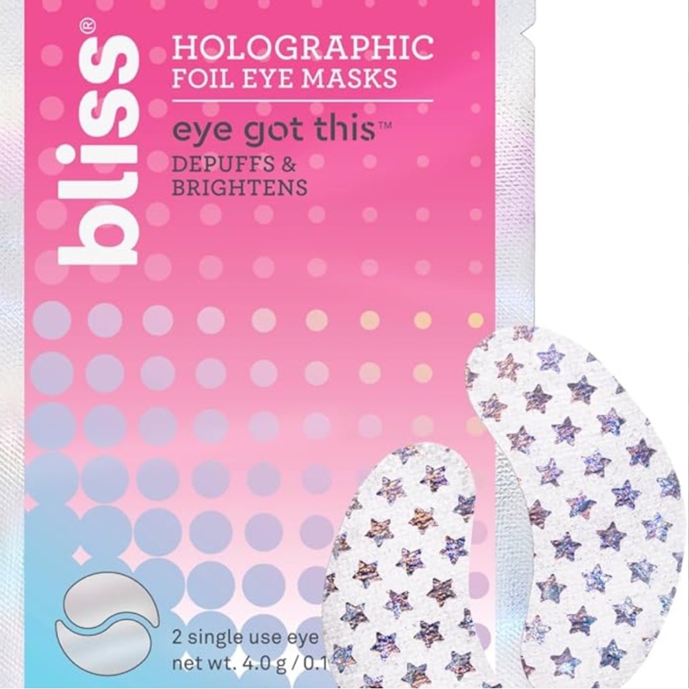 Bliss Foil Eye Masks with Star Pattern